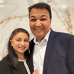Paresh and Deepali Chande, Assistant Treasurer